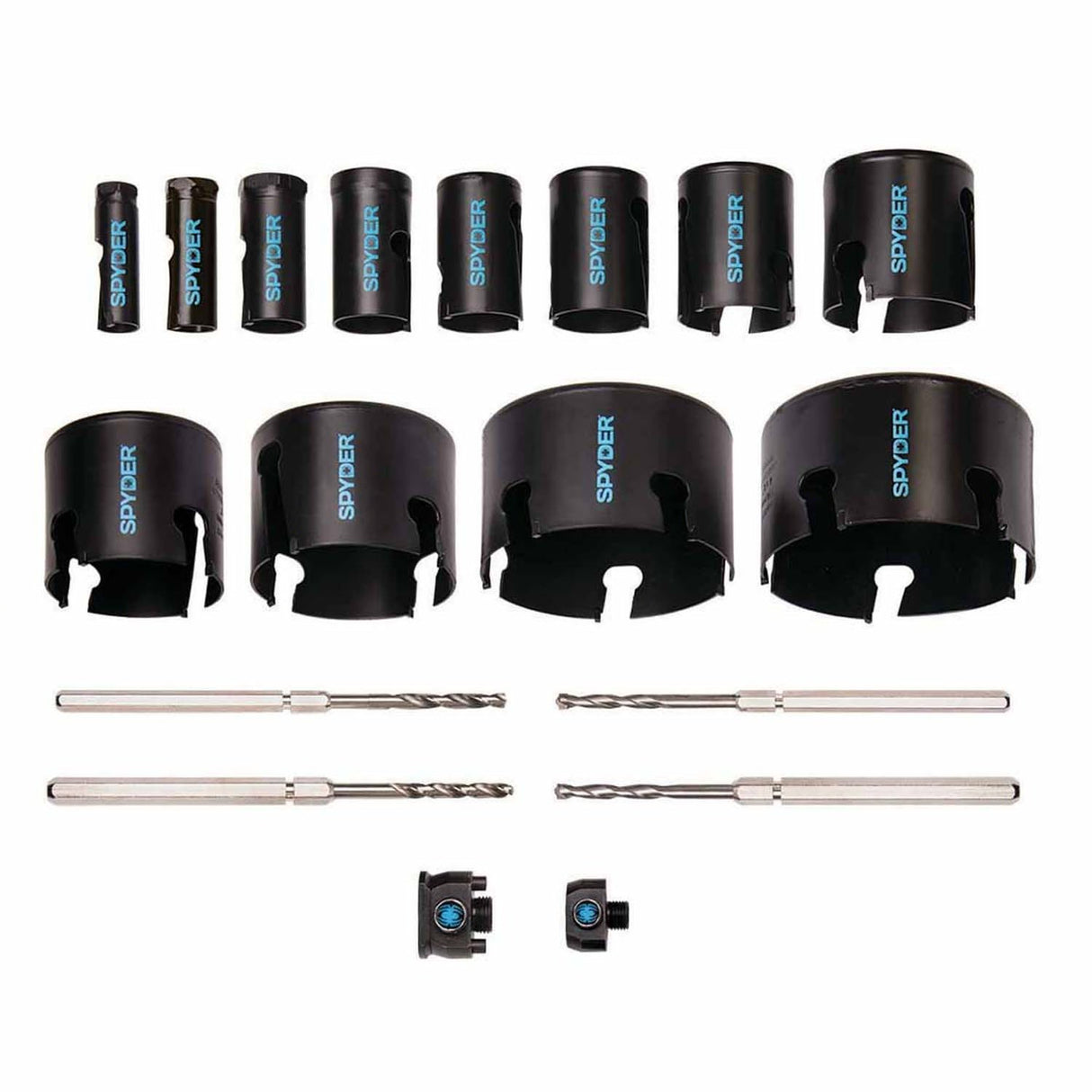 Spyder 600938 18-Piece Tungsten Carbide Tipped (TCT) Hole Saw Kit