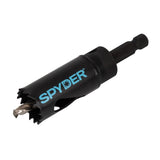 Spyder 600994 1 in Bi-Metal Fixed Arbor Hole Saw with Pilot Bit and 11/32 in Hex Shank