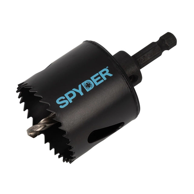 Spyder 601000 2-1/8" Bi-Metal Fixed Arbor Hole Saw for Wood Metal and Plastic