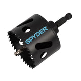 Spyder 601003 3 in Bi-Metal Fixed Arbor Hole Saw with Pilot Bit and 11/32 in Hex Shank