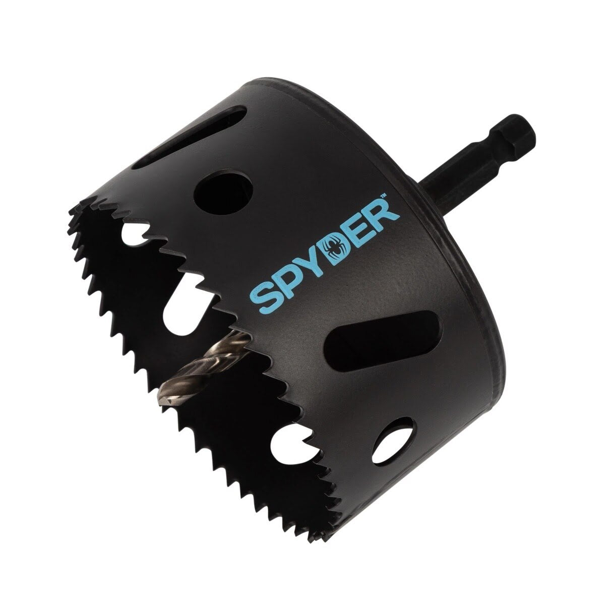 Spyder 601004 3-1/2" Bi-Metal Fixed Arbor Hole Saw with 11/32" Hex Shank