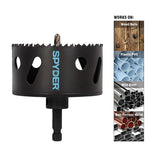 Spyder 601006 4-1/2" Bi-Metal Fixed Arbor Hole Saw - 3