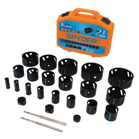 Spyder 601015 Bi-Metal Master General Purpose Holesaw Kit (25 Piece Kit)