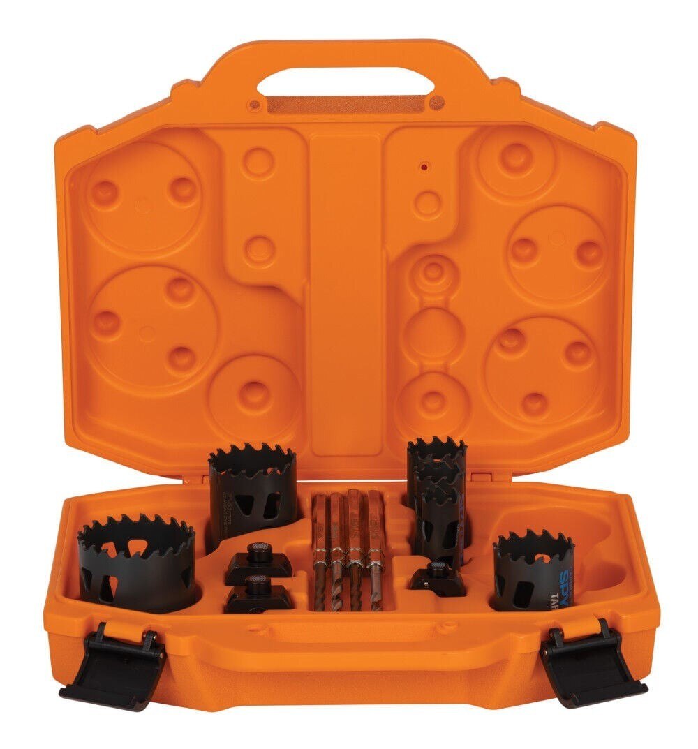 Spyder 601016 Tarantula Electricians Hole Saw Kit for Electrical Rough In (13 Piece Kit) - 6