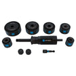 Spyder 605000 6-Die Hole Knockout Punch Set for Clean Knockouts in Panels and Enclosures (10-Piece)