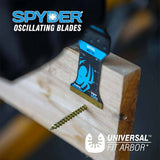 Spyder 70004 1.35-Inch x 2-Inch Bi-Metal Wood And Nail Cutting Oscillating Tool Blade - 4