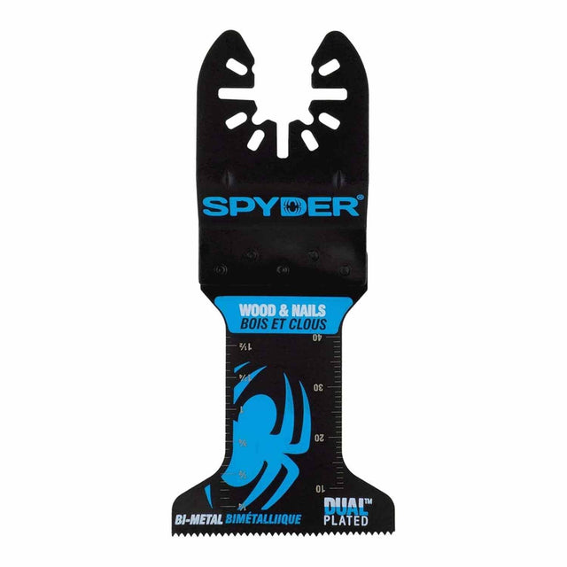 Spyder 70005 1.75-Inch x 2-Inch Bi-Metal Wood And Nail Cutting Oscillating Tool Blade