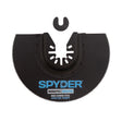 Spyder 70019 4" HCS Half Moon Oscillating Tool Blade for Clean Cuts in Wood and PVC with Dremel Adapter
