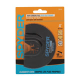 Spyder 70019 4" HCS Half Moon Oscillating Tool Blade for Clean Cuts in Wood and PVC with Dremel Adapter - 2