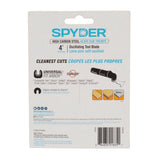 Spyder 70019 4" HCS Half Moon Oscillating Tool Blade for Clean Cuts in Wood and PVC with Dremel Adapter - 3