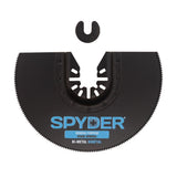 Spyder 70020 4" Bi-Metal Half Moon General Purpose Oscillating Multi-Tool Blade with Dremel Adapter