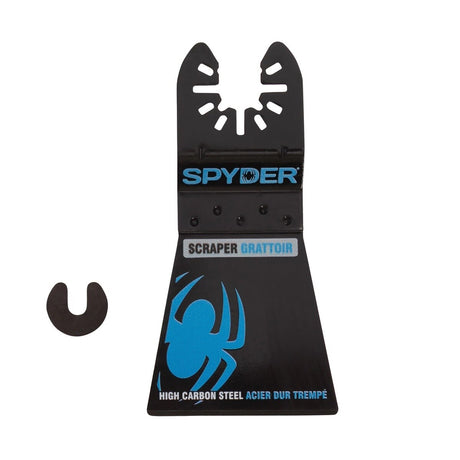 Spyder 70022 2 in High Carbon Steel Oscillating Tool Rigid Scraper Blade with Dremel Adapter