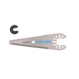 Spyder 70027 4 in Long Blade Rigid Oscillating Tool Scraper for Sealant Removal