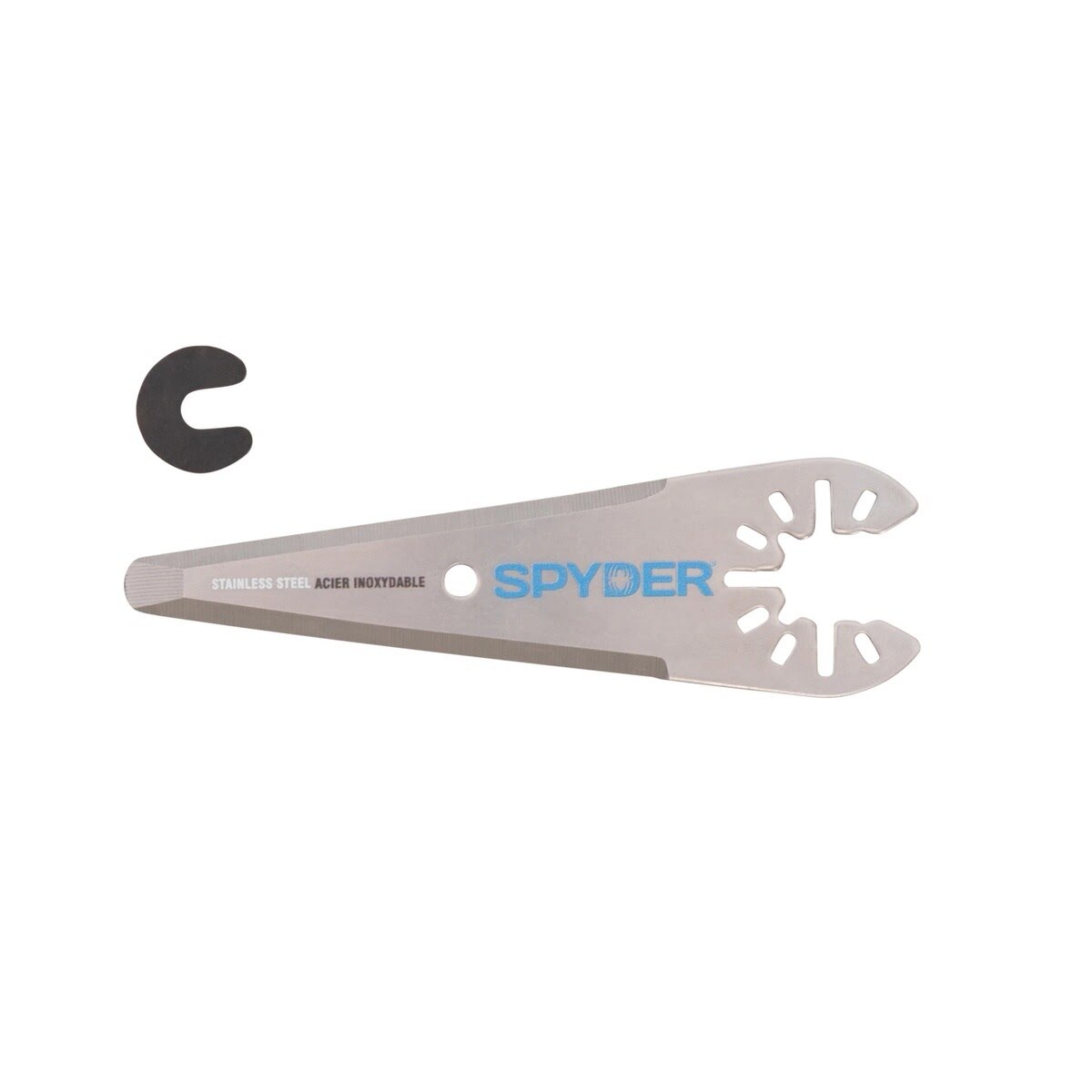 Spyder 70027 4 in Long Blade Rigid Oscillating Tool Scraper for Sealant Removal