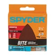 Spyder 70031 3-1/8" Aluminum Oxide Triangle Detail Sanding Sheets Assorted 80 120 220 Grit (12 Pack)