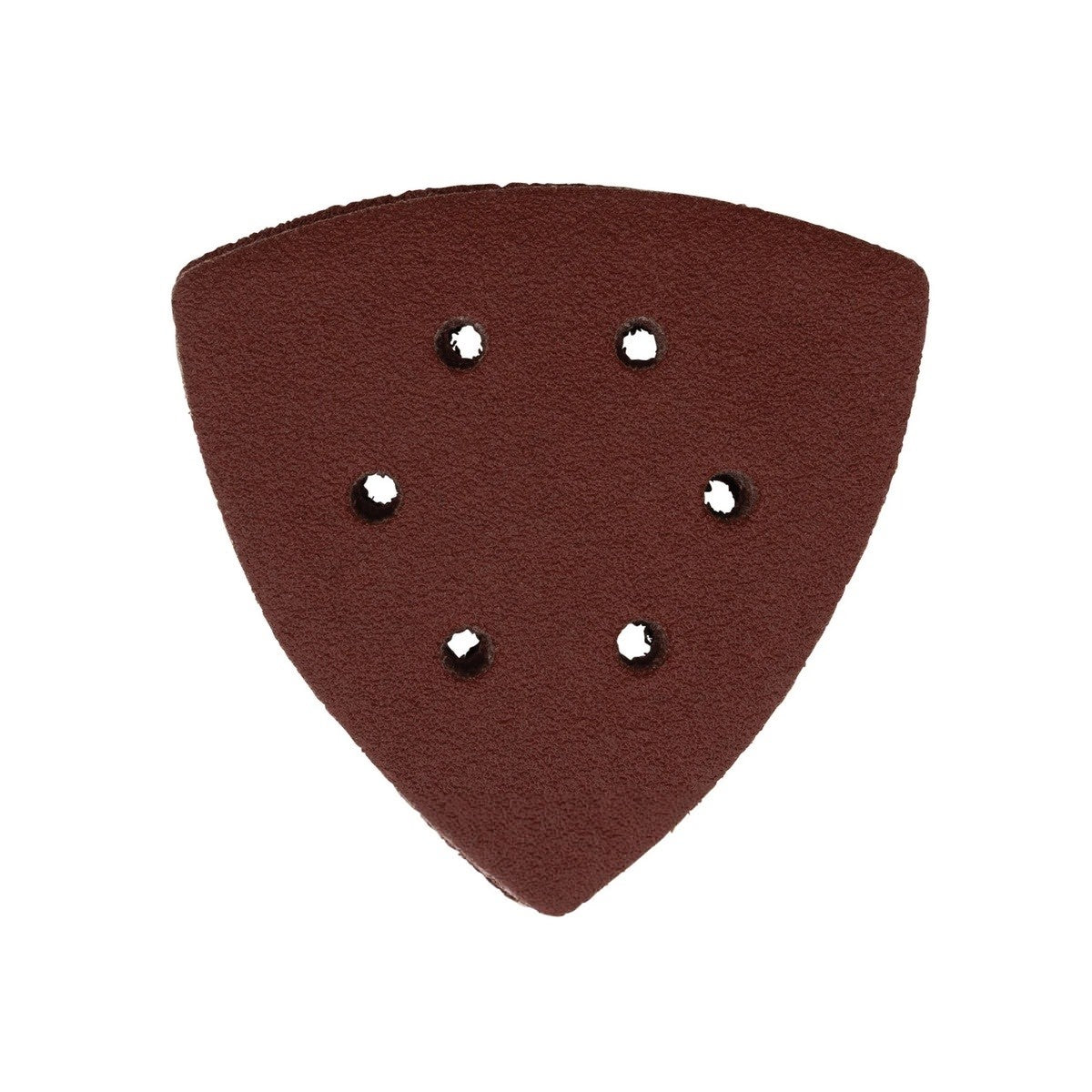 Spyder 70032 3-5/8" 80-Grit Aluminum Oxide Triangular Detail Sanding Sheets with Hook and Loop Backing (10 Pack) - 2