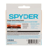 Spyder 70033 3-5/8" 120-Grit Aluminum Oxide Triangle Detail Sanding Sheets (10 Pack) - 4