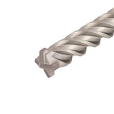 Spyder 950009 1" x 10" SDS-Plus 4-Cutter Carbide-Tipped Rotary Hammer Drill Bit - 3