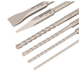 Spyder 950023 SDS-Plus Tradesman 6" Masonry Drill Bit and Chisel Set (6 Piece) - 4