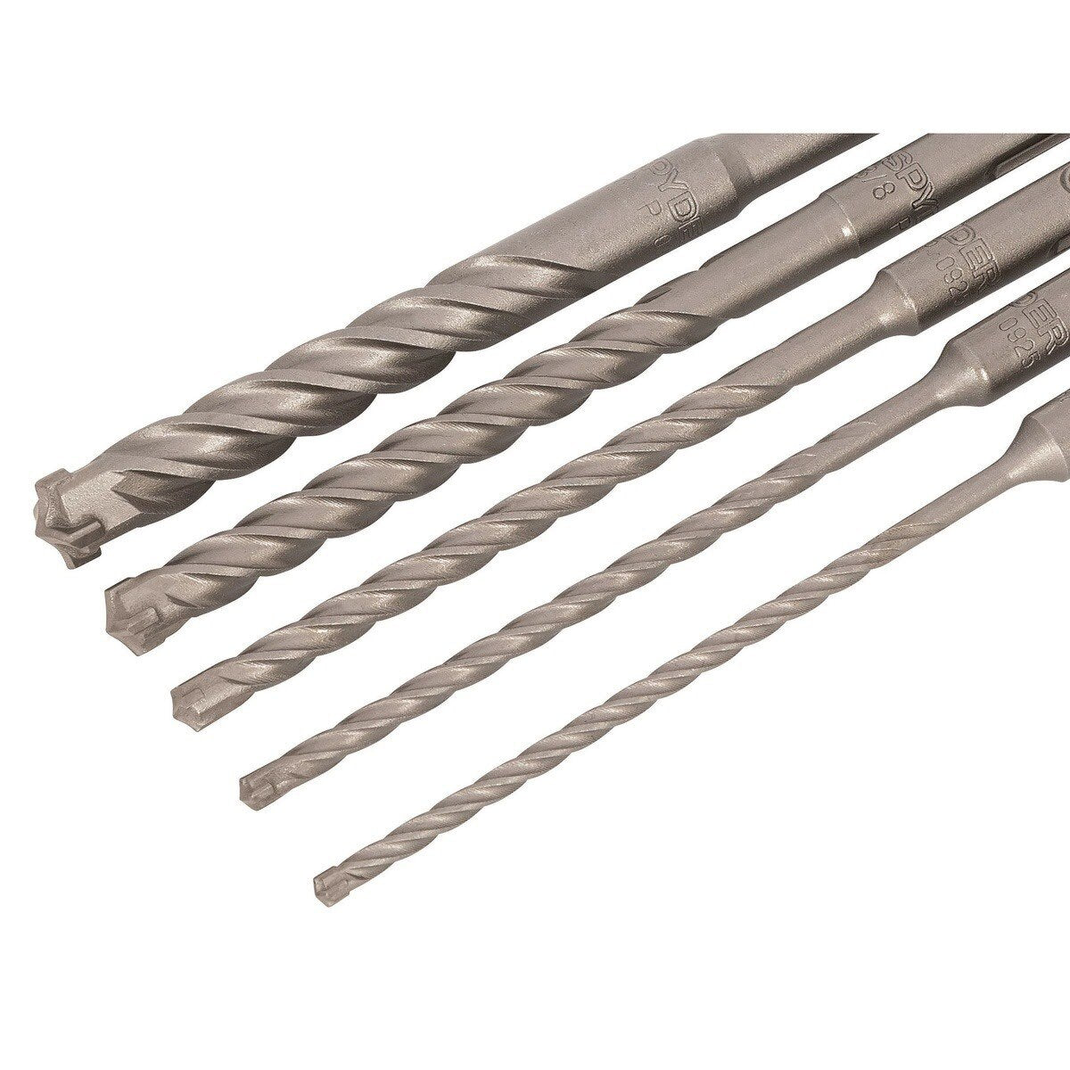 Spyder 950025 SDS-Plus Rotary Hammer Drill Bit Set for Concrete and Masonry 6" (5 Piece) - 3