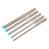 Spyder 950036 SDS-Plus 4-Cutter Full-Carbide Rotary Hammer Drill Bit Set 6" (5 Piece Set) - 3
