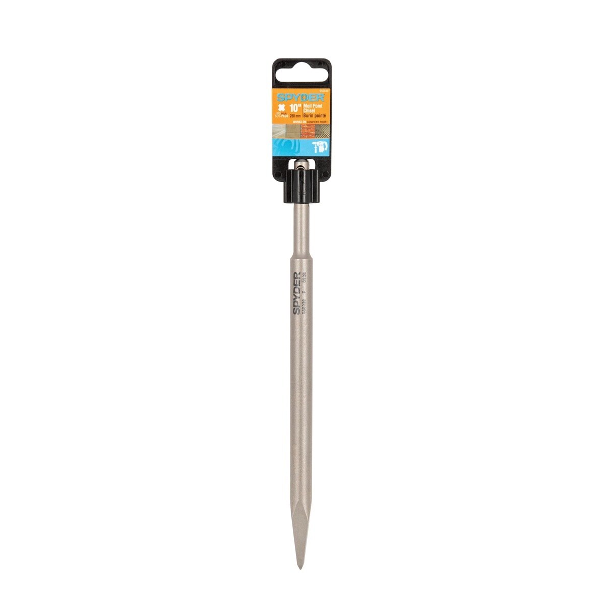 Spyder 950039 10" SDS-Plus Moil Point Chisel Bit for Concrete and Masonry Demolition - 4