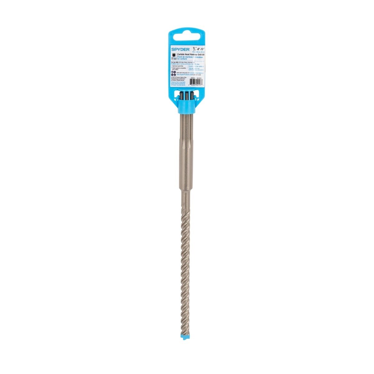 Spyder 950043 1/2" x 13" SDS-Max 4-Cutter Carbide-Tipped Rotary Hammer Drill Bit - 5