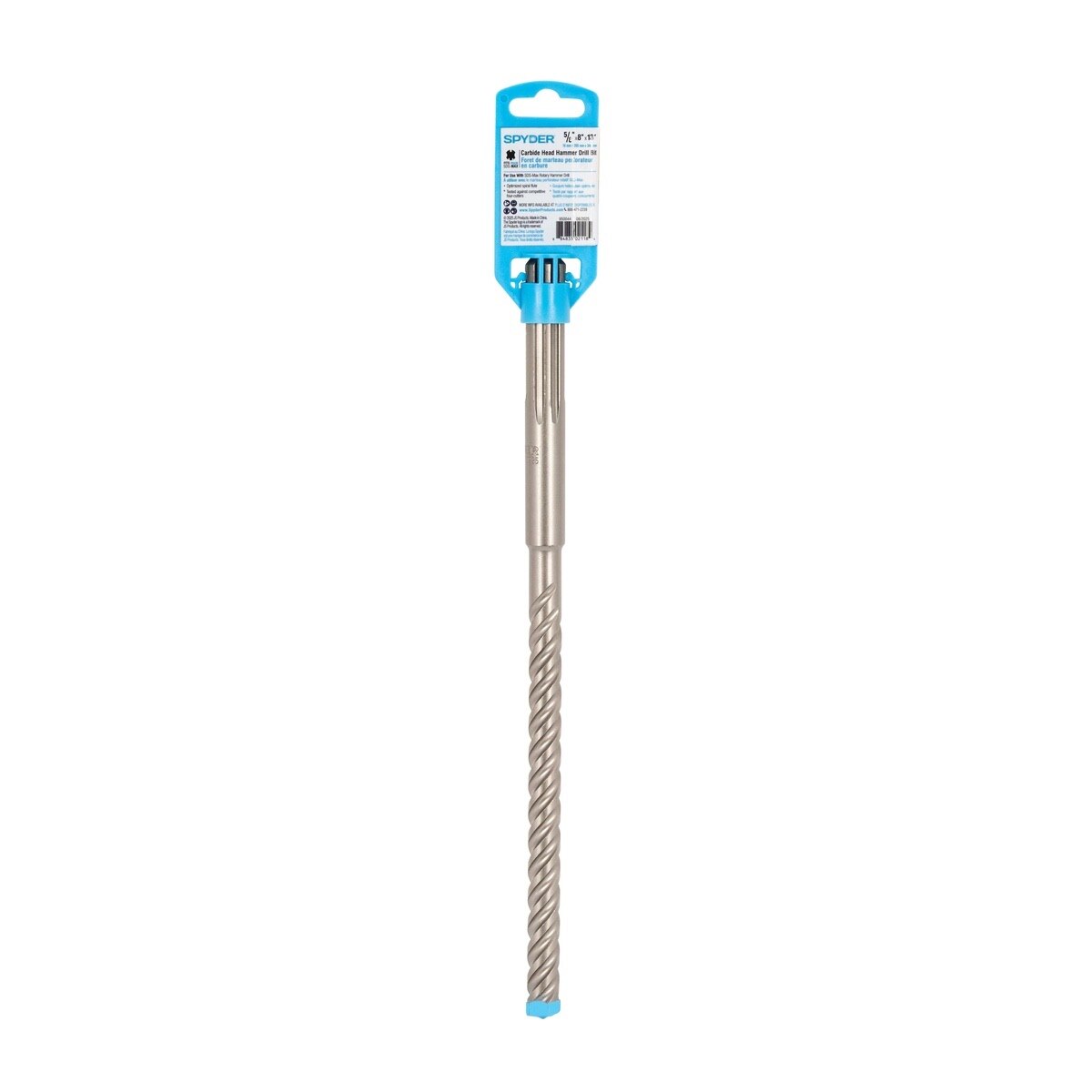 Spyder 950044 5/8" x 13" SDS-Max 4-Cutter Carbide-Tipped Rotary Hammer Drill Bit - 5