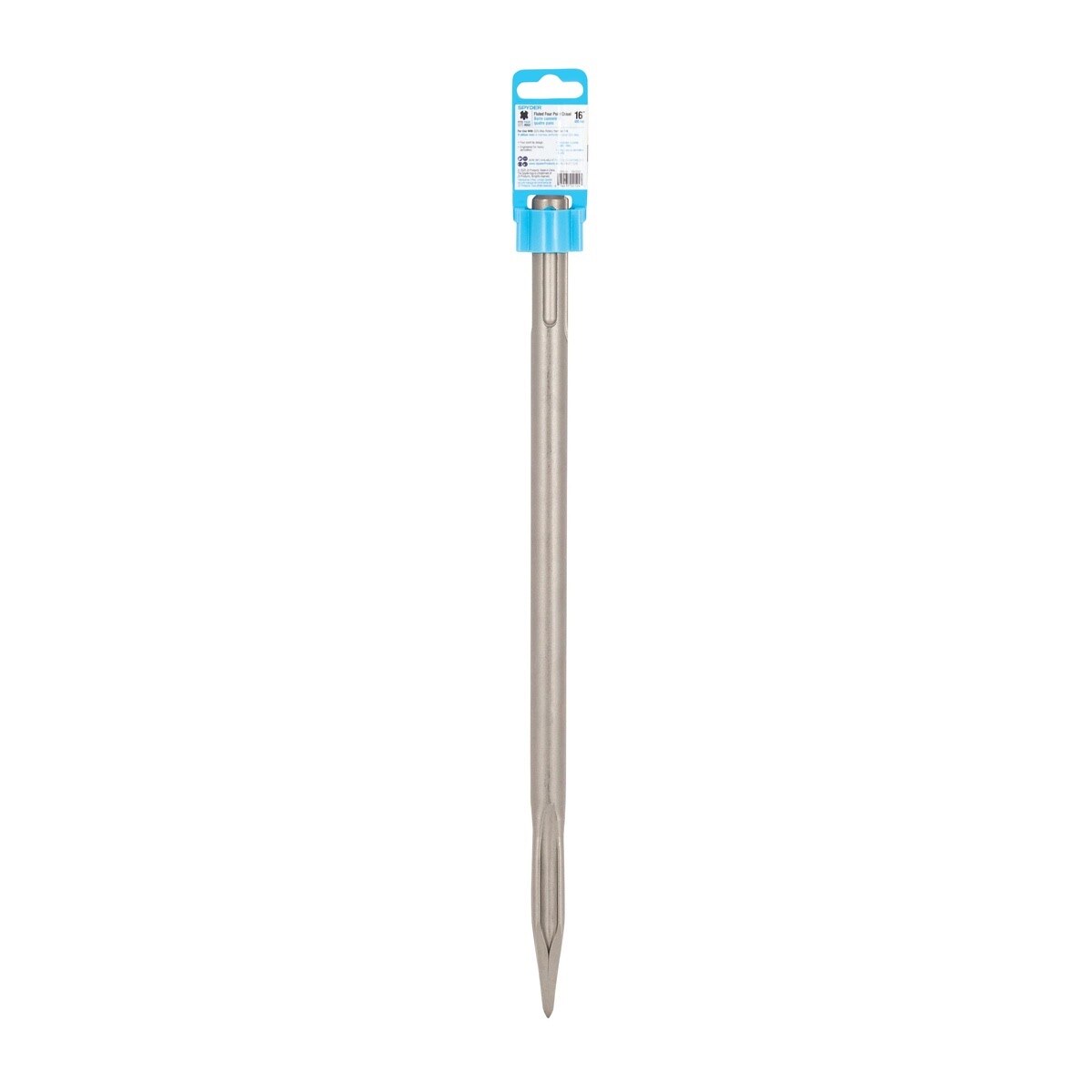Spyder 950050 16" SDS-Max Fluted Star Point Chisel Bit for Concrete and Masonry - 5