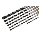 Spyder 950052 Impact Shank Masonry Hammer Drill Bit Set with 1/4 in Hex Shank (7 Piece) - 3
