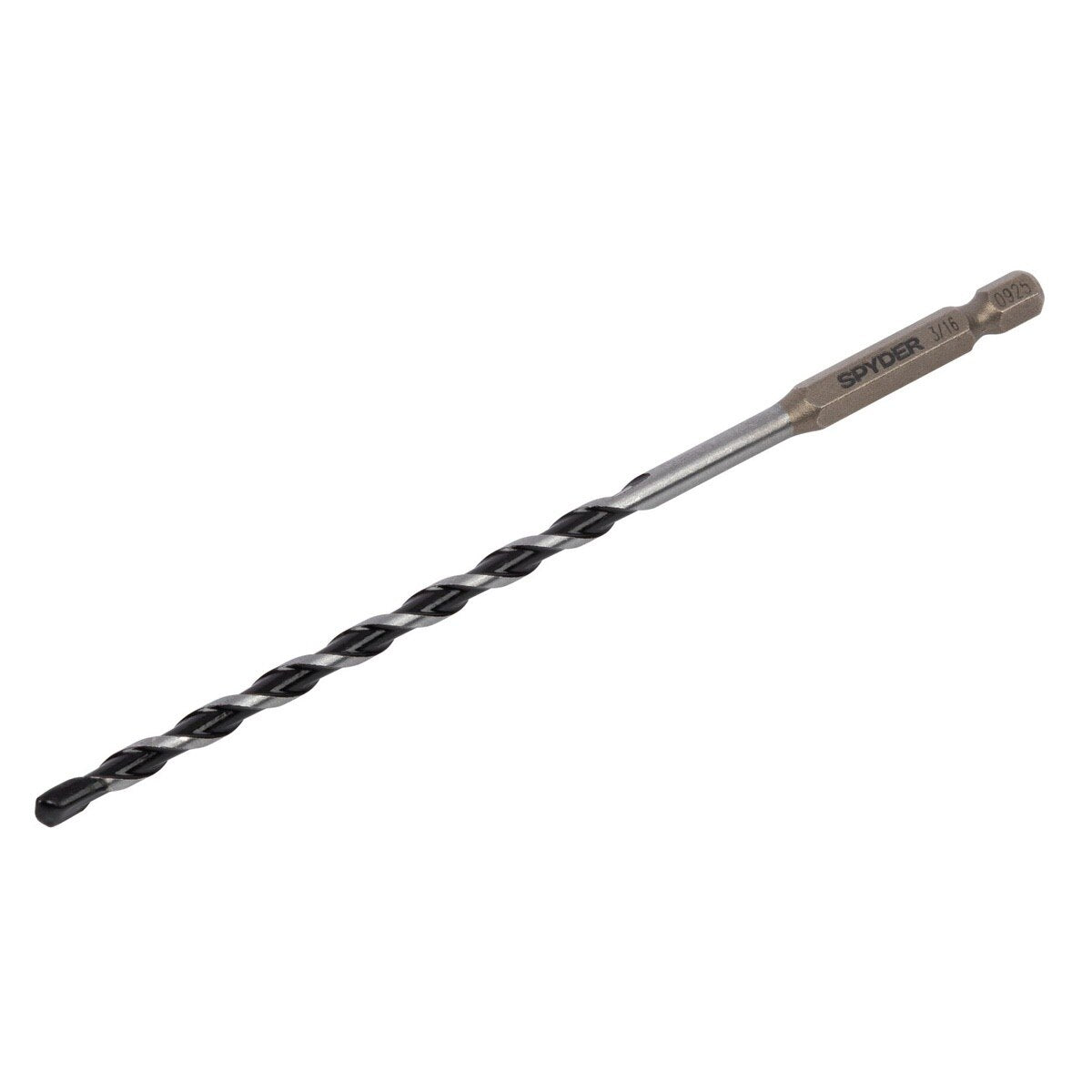 Spyder 950055 3/16 in x 6 in Impact Shank Carbide-Tipped Hammer Drill Bit