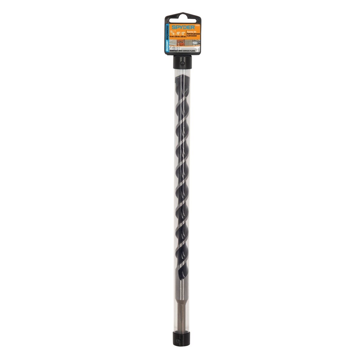 Spyder 950069 5/8" x 12" Three-Flat Grip Shank Rotary Hammer Drill Bit - 4