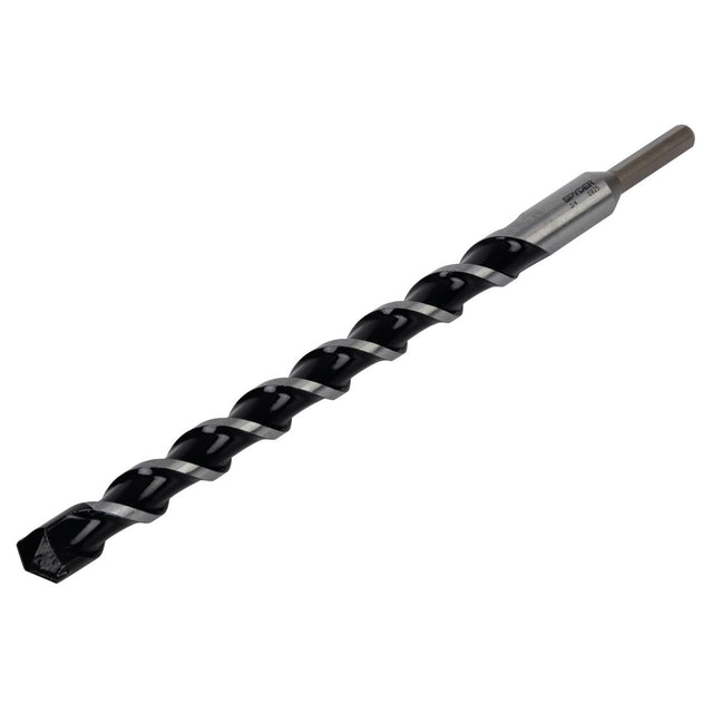 Spyder 950070 3/4" x 12" Three-Flat Grip Shank Carbide-Tipped Rotary Hammer Drill Bit