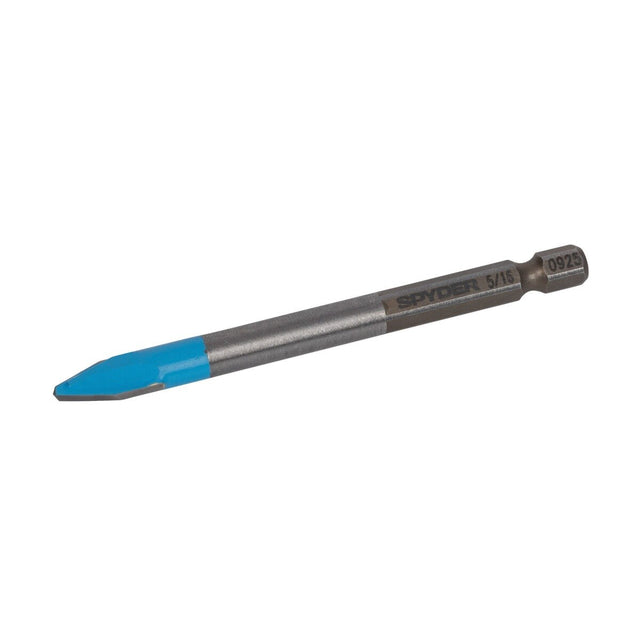 Spyder 950075 5/16" x 3.5" Quick-Release Hex Shank Carbide-Tipped Glass and Tile Drill Bit