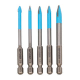 Spyder 950078 Quick-Release Hex Shank Carbide-Tipped Glass and Tile Drill Bit Set (5 Piece) - 2