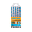 Spyder 950081 6" Impact Shank Carbide-Tipped Multi-Material Masonry Drill Bit Set (5 Piece)
