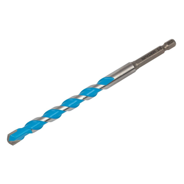 Spyder 950086 3/8 in x 6 in Impact Shank Carbide-Tipped Multiconstruction Masonry Drill Bit