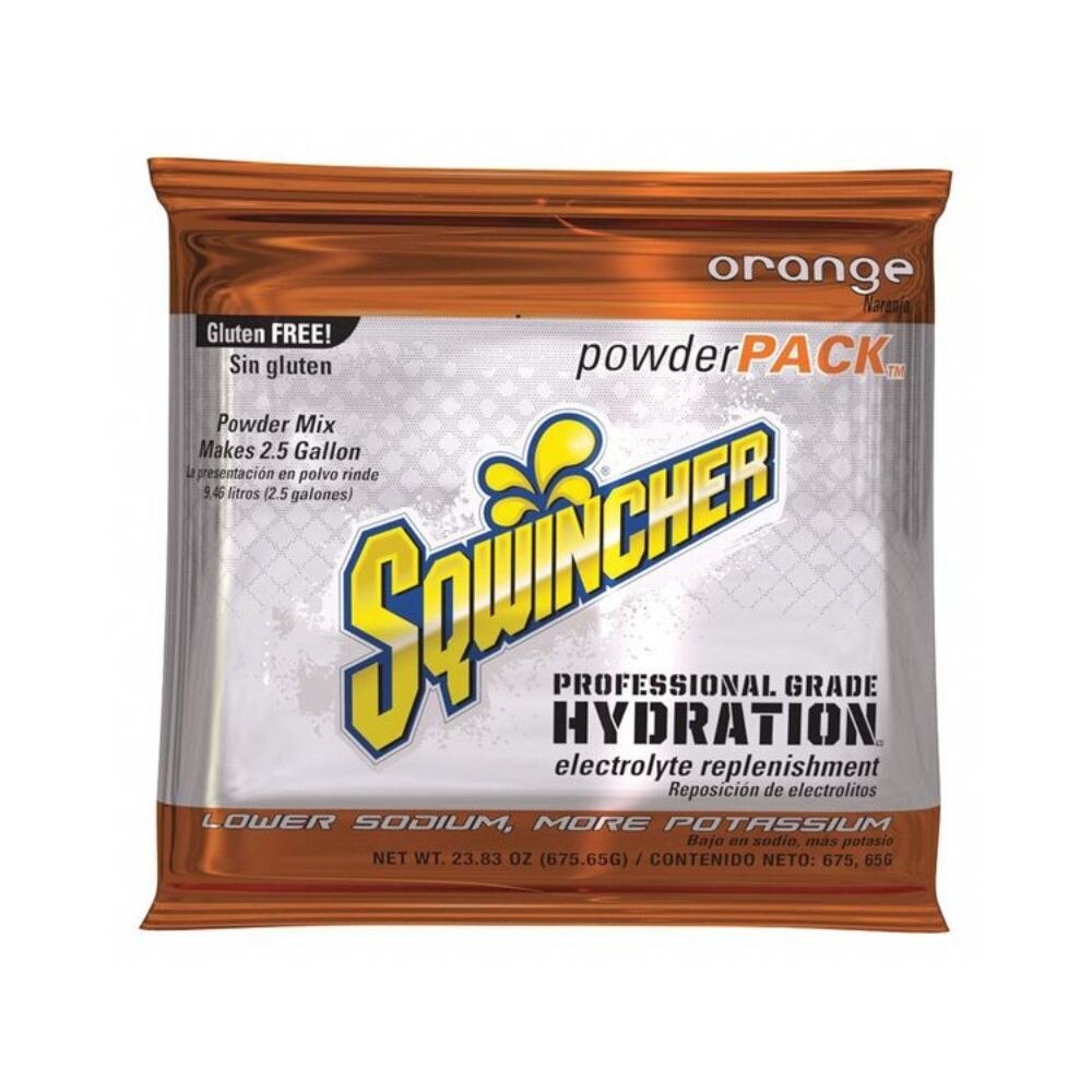 Sqwincher 159016041 Orange - 2.5 Gallon Powder Pack