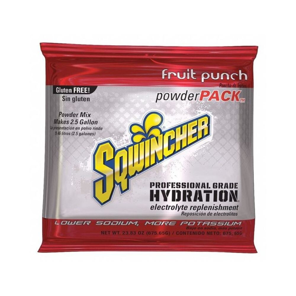 Sqwincher 159016042 Fruit Punch - 2.5 Gallon Powder Pack