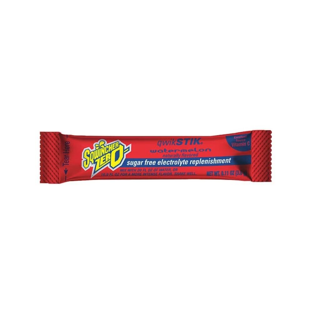 Sqwincher 159060097 Qwik Stik Zero Watermelon, Sugar Free 20oz (50 Pack)