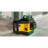 Stabila 03420 LAX 600 G Green Beam 3 Plane x 360 Degree Laser 7-Piece Kit - 6