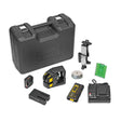 Stabila 03521 12V Self Leveling Cross Line Laser with Plumb Dots and RL230RG Receiver Kit