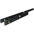 Stabila 29300 24"/48" Dark Shadow Spirit Level Set 80 Series, 2-Piece