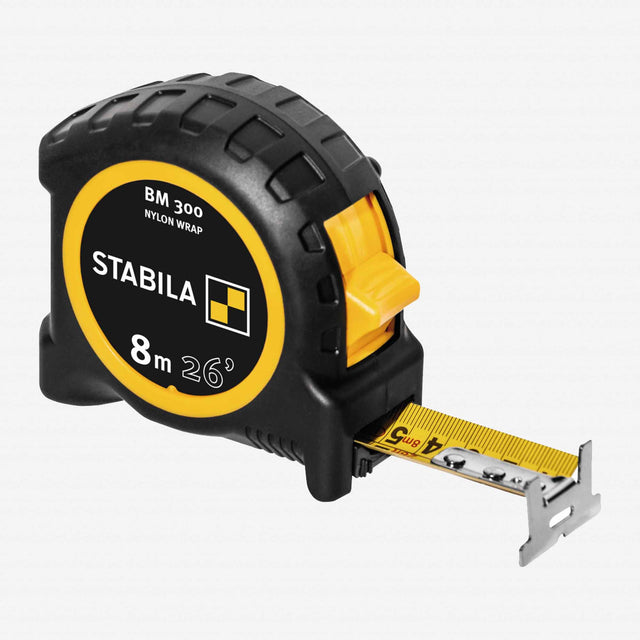 Stabila 30526  26' Pocket Tape BM 300, Imperial Scale Extremely Robust