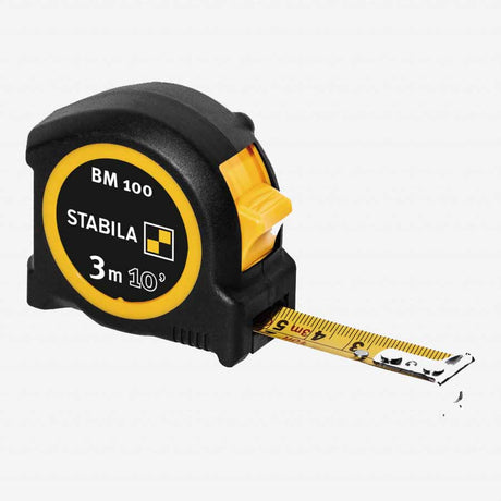 Stabila 30810 3m – 10' Compact Pocket Imperial-Maetric Tape Measure BM 100