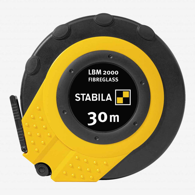 Stabila 30945 30m Close Cased Tape with Rugged Steel Blade, Metric Scale