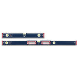 Stabila 36250 Patriot Masons Spirit Level Set Old Glory Blue Finish 24" and 48" (2 Piece Set) - 2