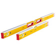 Stabila 36824 Type 196-2 K 48" and 24" Mason Level Set with Strike Zones (2 Piece)