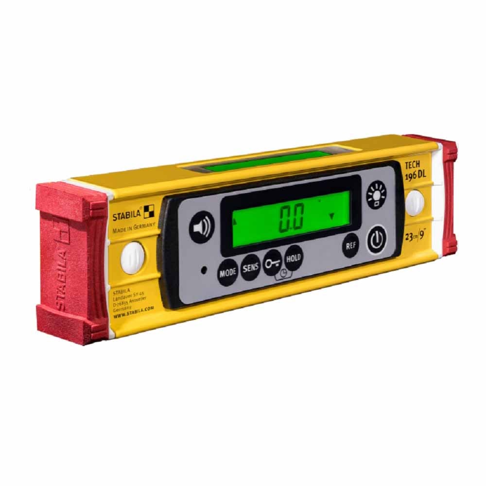 Stabila 39509 196 DL 9" Digital IP67 Spirit Level With Carrying Case