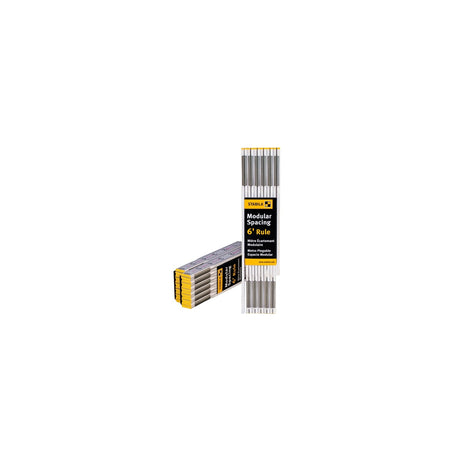 Stabila 83010 Beechwood Modular Spacing Folding Rulers with Certified Scale Accuracy (3 Pack)